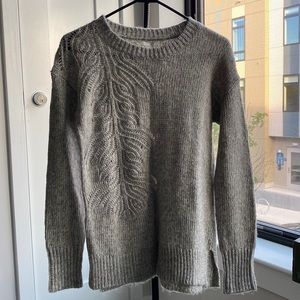 Lucky Brand Leaf Pointelle Stitch Tunic